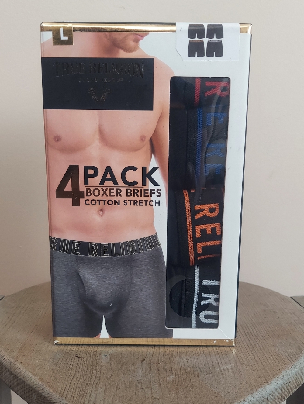 Mens True Religion Designer Boxer Briefs 4-Pack Ethika Supreme Hanes